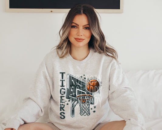Basketball Tigers Sports Mascot DTF Transfer Film TE104