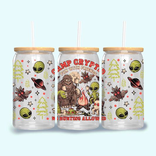Camp Cryptid 16oz UV DTF Transfer Film G055