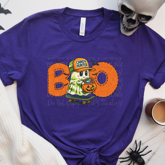 Boo Camo Ghoul DTF Transfer Film AKC095