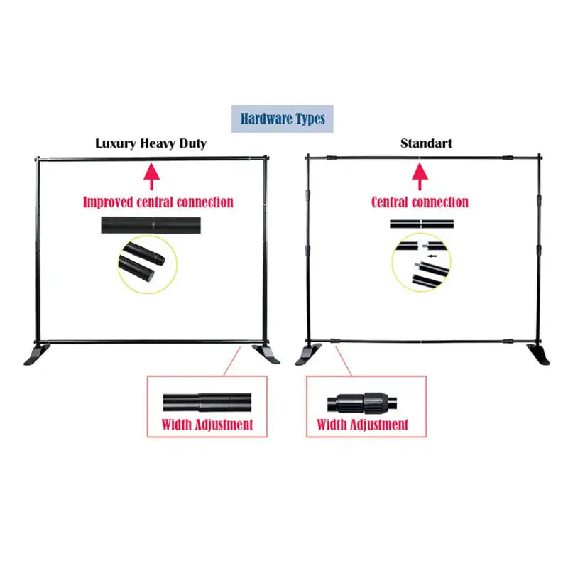 8x8 telescopic banner stand with 13oz vinyl banner for trade shows and events printed in Orlando