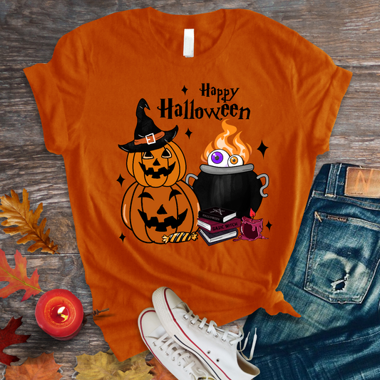 Halloween Pumpkins DTF Transfer Film 9048
