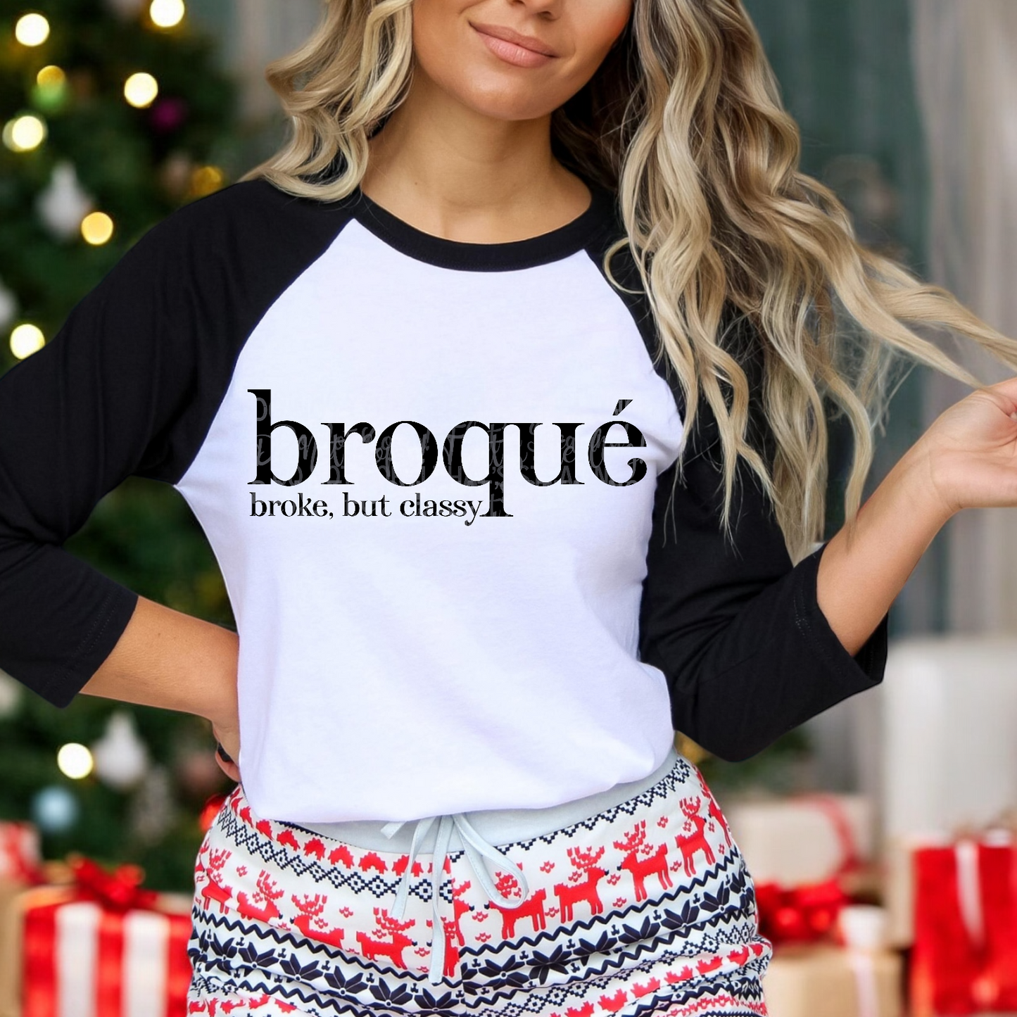 Broqué meaning, broke but classy DTF Transfer Film TG124