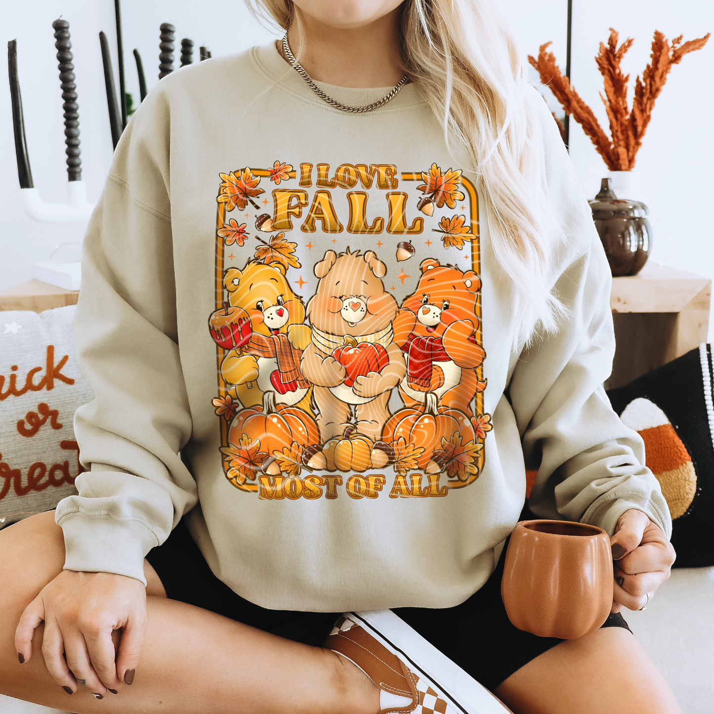 Fall Bear Friends DTF Transfer Film