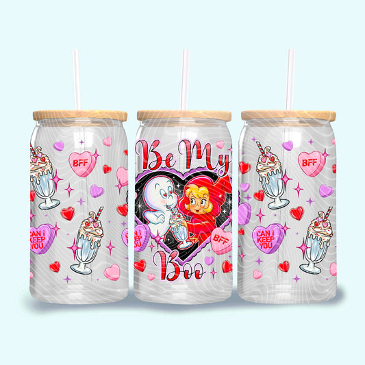 Be my Boo Valentine 16oz UV DTF Transfer Film G124