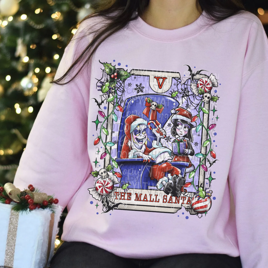 Tarot Card Xmas Exclusive: The Mall Santa DTF Transfer Film G104e