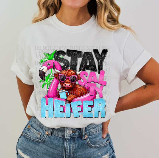 Stay Salty Heifer DTF Transfer Film