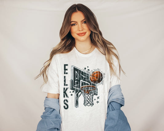 Basketball Elks Sports Mascot DTF Transfer Film TE104
