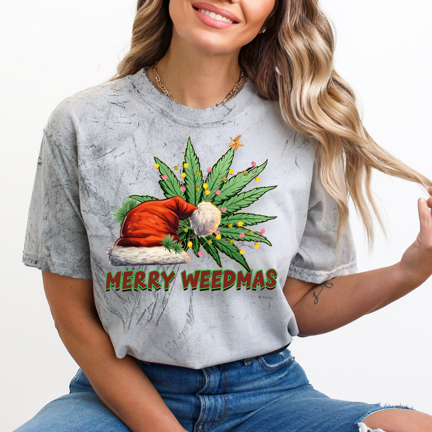 Merry Weedmas DTF Transfer Film 9412