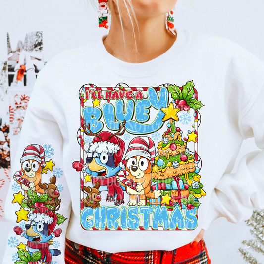 Matching DTF Series - Set Series - Dog Christmas AG074