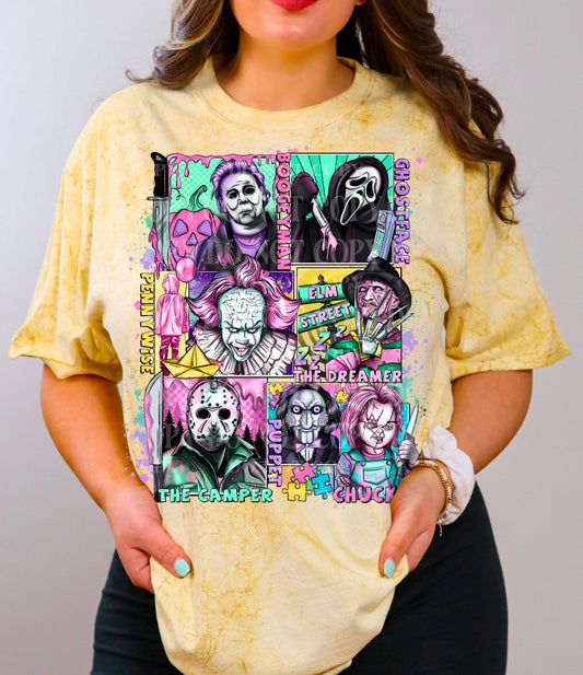 Horror Friends DTF Transfer Film