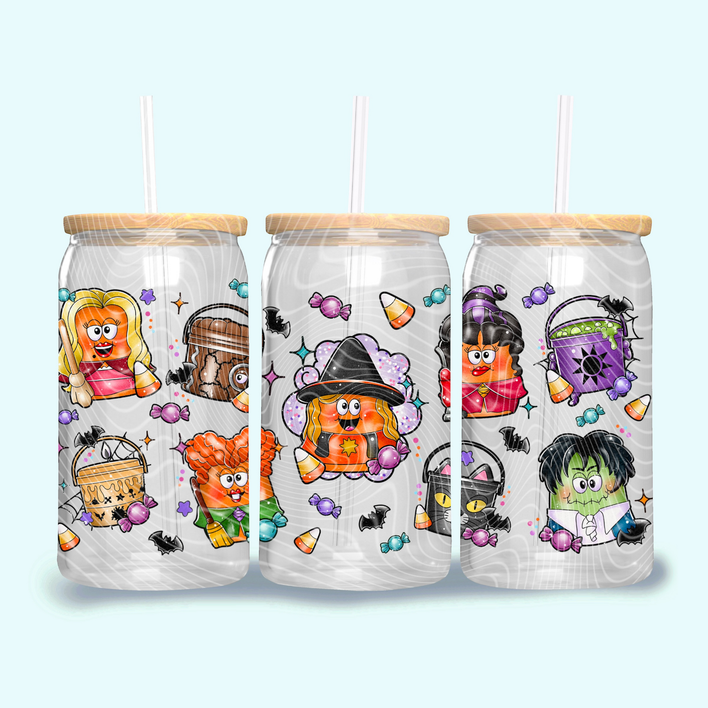 Halloween Sister Treats - 16oz UV DTF Transfer Film