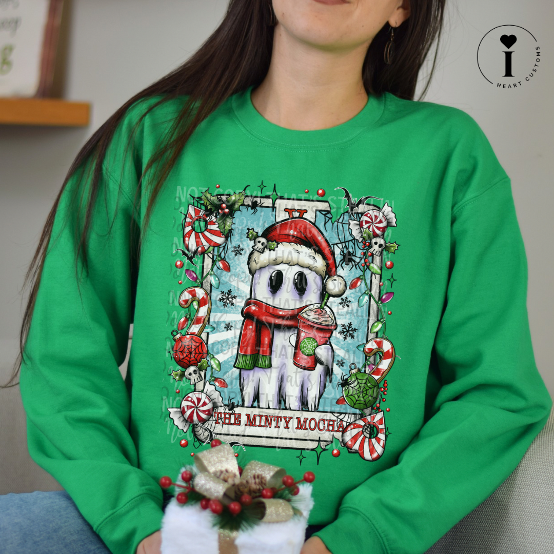 Tarot Card Xmas Exclusive: The Minty Mocha DTF Transfer Film G104e