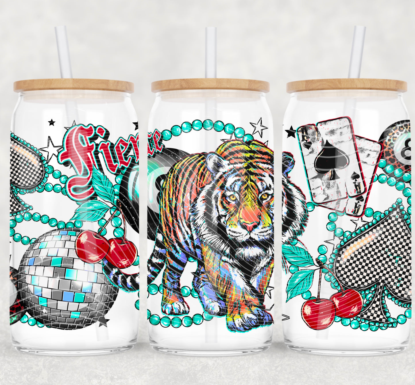 Fierce Tiger 16oz UV DTF Transfer Film A055