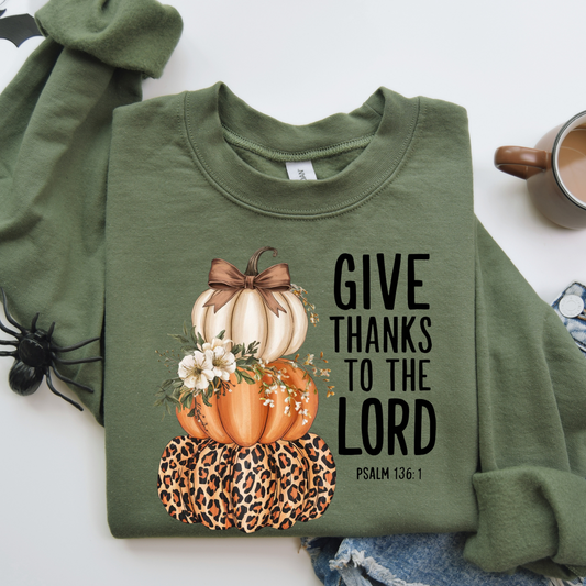 Give thanks to the lord DTF Transfer Film CF095