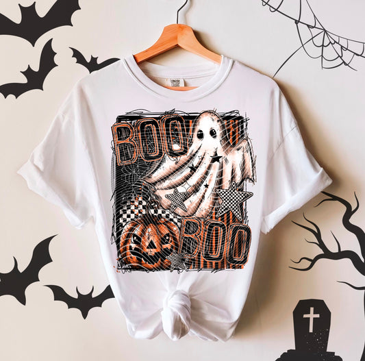 Boo Ghost DTF Transfer Film A075