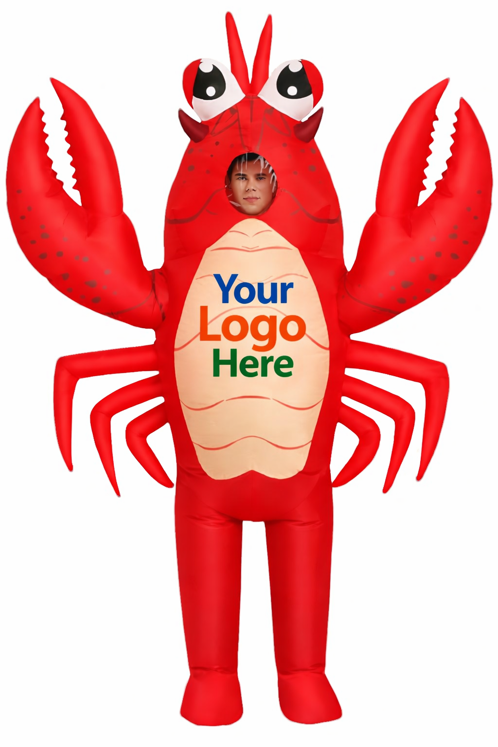 Custom Inflatable Crab Costume With Logo | Branded Inflatable Suits for Events, Promotions & Marketing