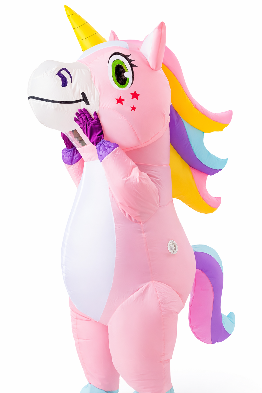 Custom Inflatable Deluxe Unicorn Costume With Logo | Branded Inflatable Suits for Events, Promotions & Marketing