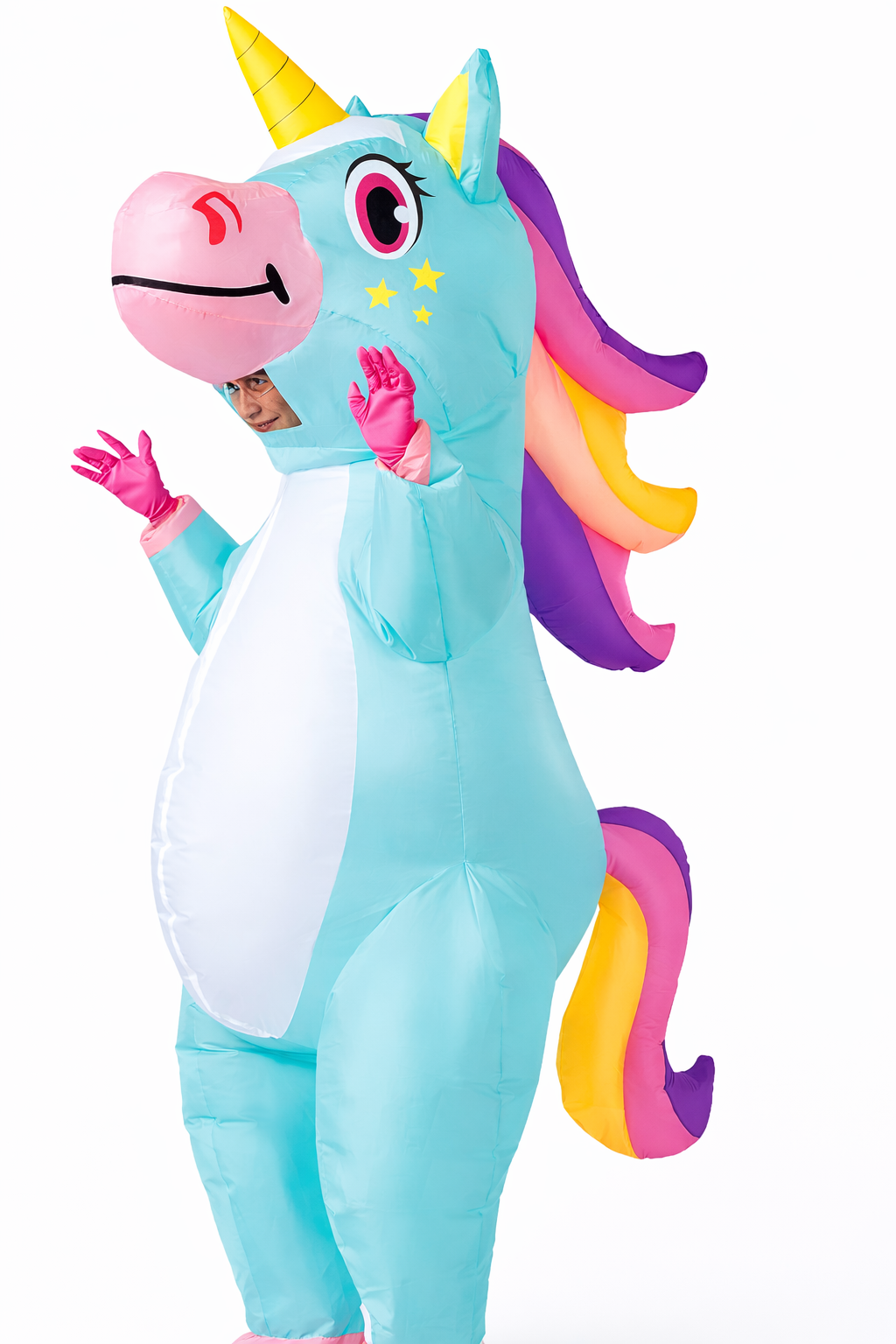 Custom Inflatable Deluxe Unicorn Costume With Logo | Branded Inflatable Suits for Events, Promotions & Marketing