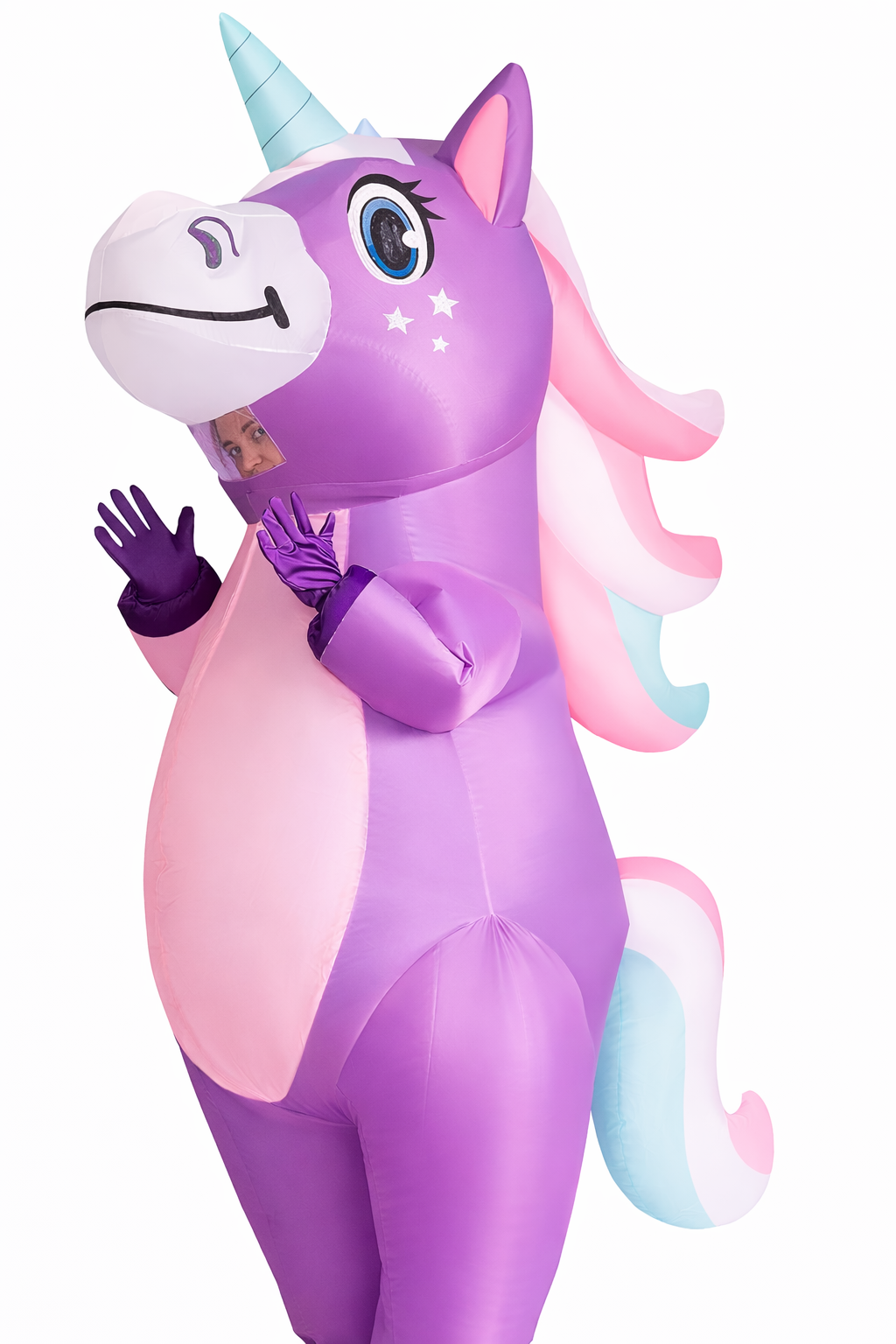 Custom Inflatable Deluxe Unicorn Costume With Logo | Branded Inflatable Suits for Events, Promotions & Marketing