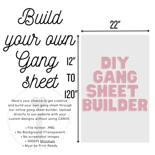 UV DTF Gang Sheet Builder