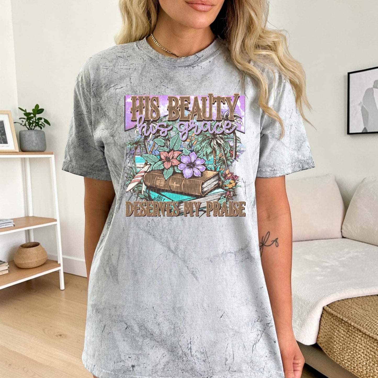 His beauty His Grace DTF Transfer Film SSD0326
