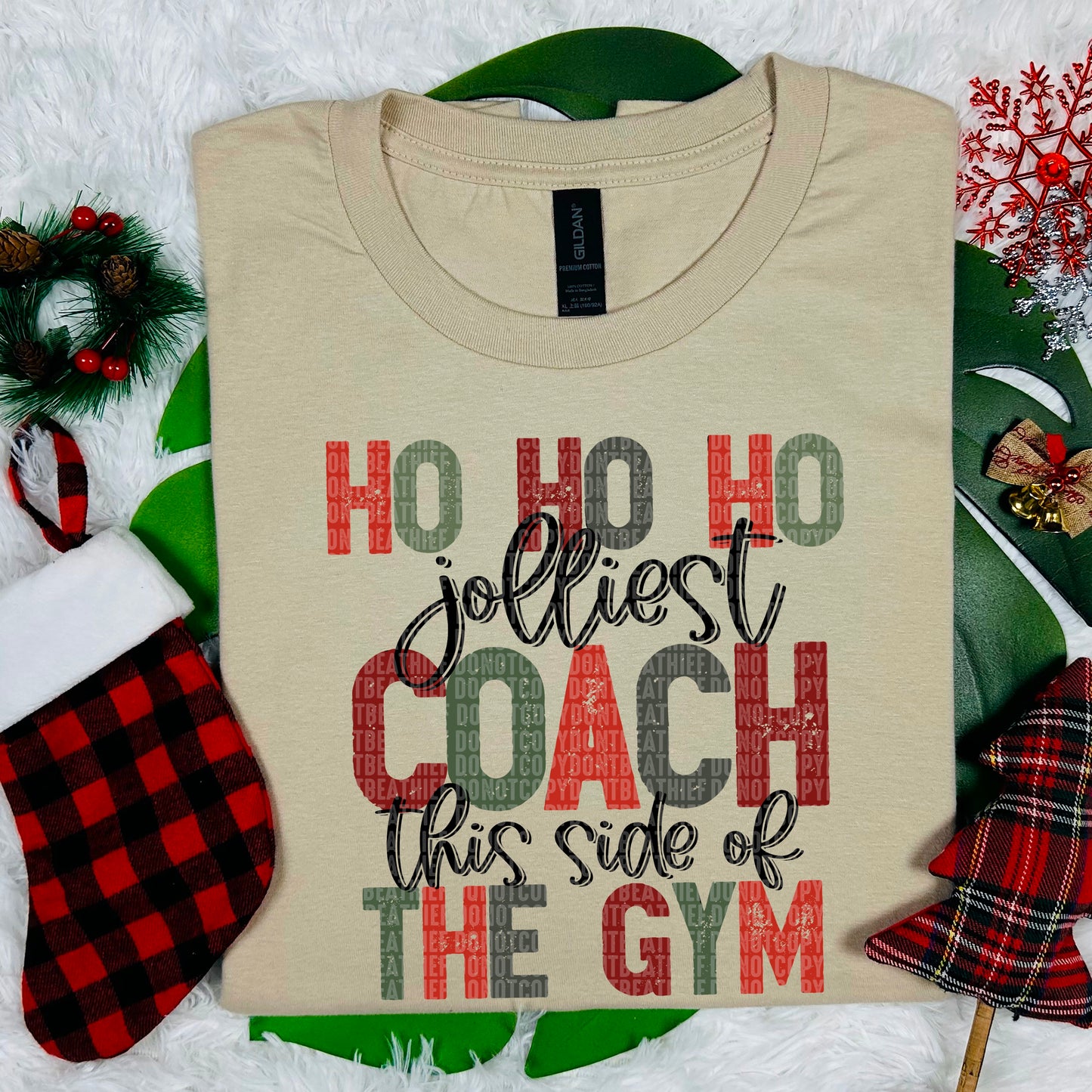 Jolliest Coach this side of the gym DTF Transfer Film SDD104