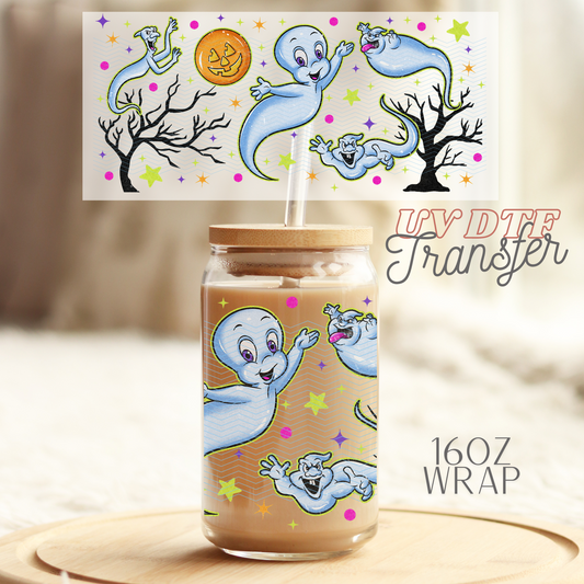 Nice Ghost friends - 16oz UV DTF Transfer Film