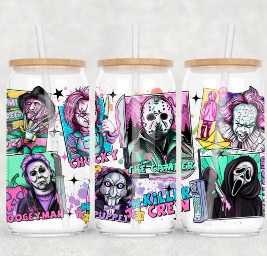 Horror Friends - 16oz UV DTF Transfer Film