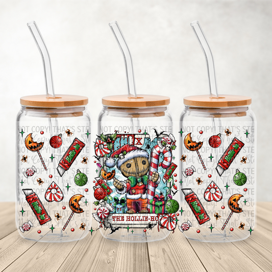 Tarot card Xmas Exclusive: The Hollie-Ho - 16oz UV DTF Transfer Film G104e