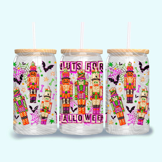 Nuts for Halloween Nutcrackers 16oz UV DTF Transfer Film AGG065