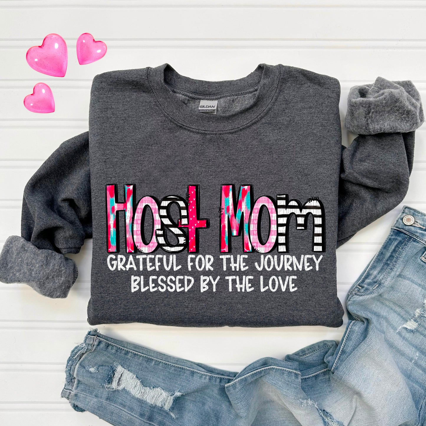 Grateful for the journey, Blessed by the Love - Host Mom DTF Transfer Film SD124