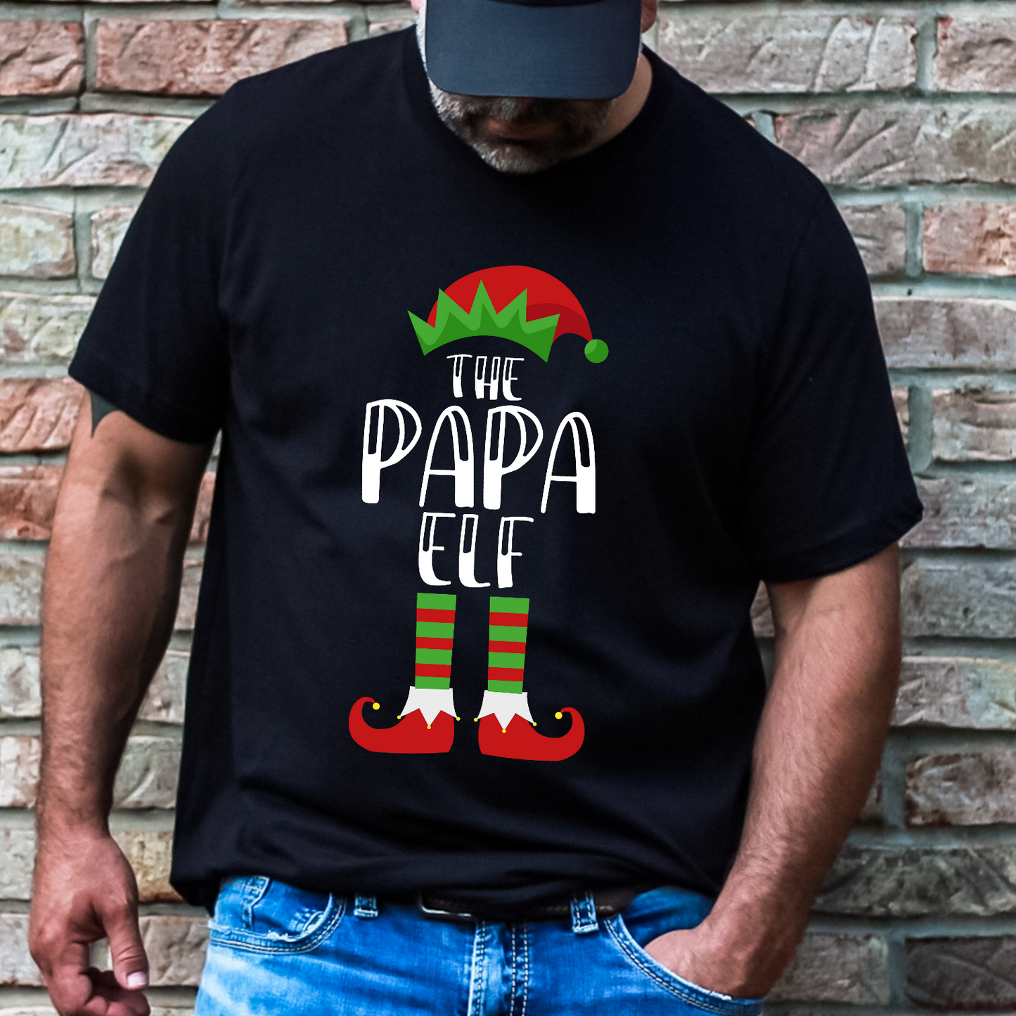 Matching Family Papa Elf DTF Transfer Film 9429