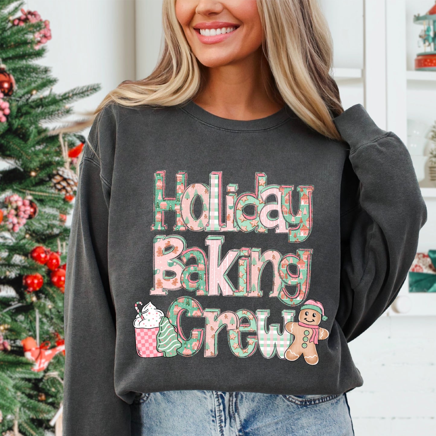 Holiday Baking Crew DTF Transfer Film SD114