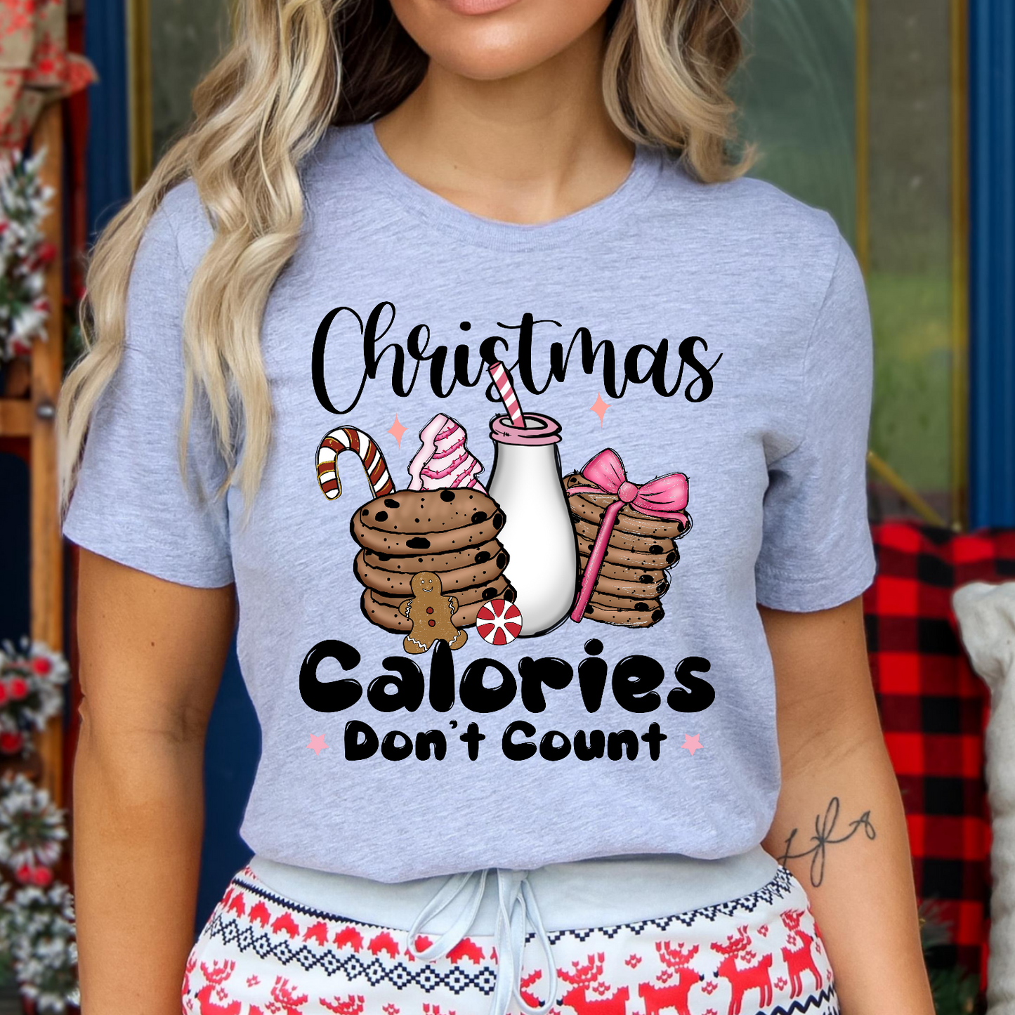 Christmas Calories don’t count DTF Transfer Film 9370