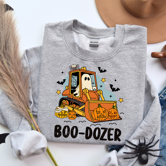 Halloween boo-dozer DTF Transfer Film CF095