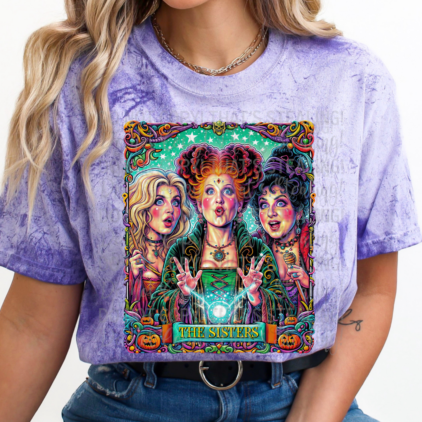 Tarot Card Amuck Sisters DTF Transfer Film E084