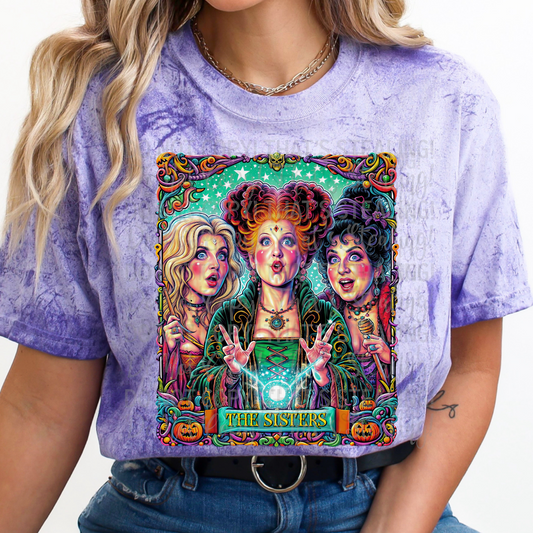 Tarot Card Amuck Sisters DTF Transfer Film E084