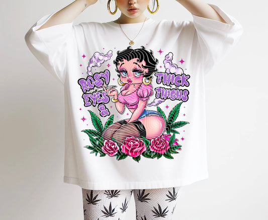 420 Rosy eyes DTF Transfer Film
