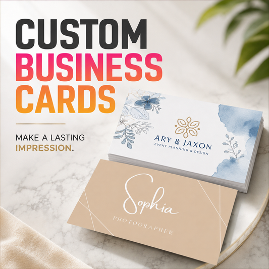 Custom 16pt Business Cards – Premium Full Color Printing