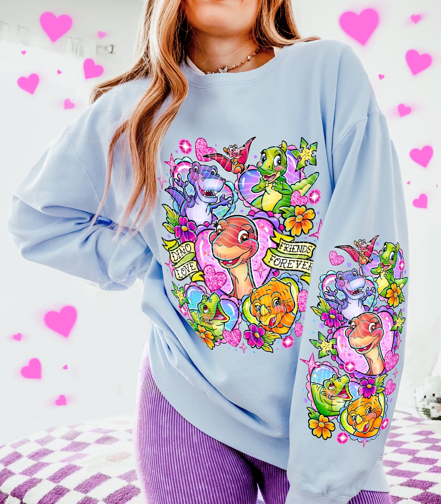 Matching DTF Series - Set Series - Valentine Dino Love G125