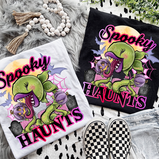 Spooky Huants Plant DTF Transfer Film L084