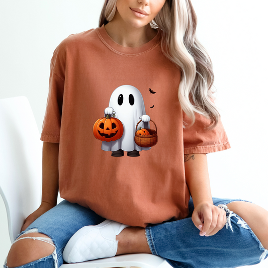 Halloween Spooky Trick o treater DTF Transfer Film Z084