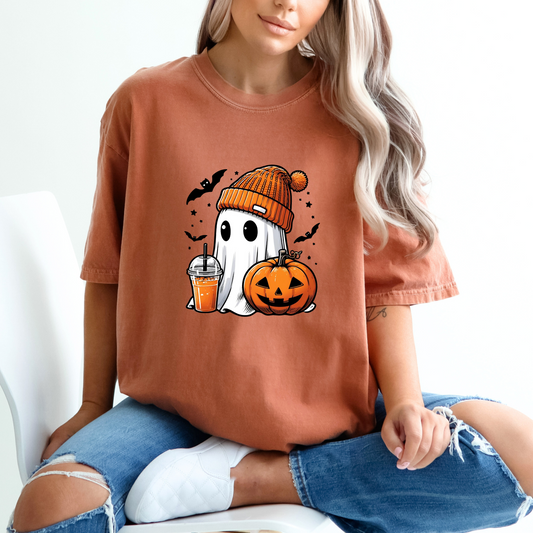 Halloween Spooky Cute Ghost DTF Transfer Film Z084