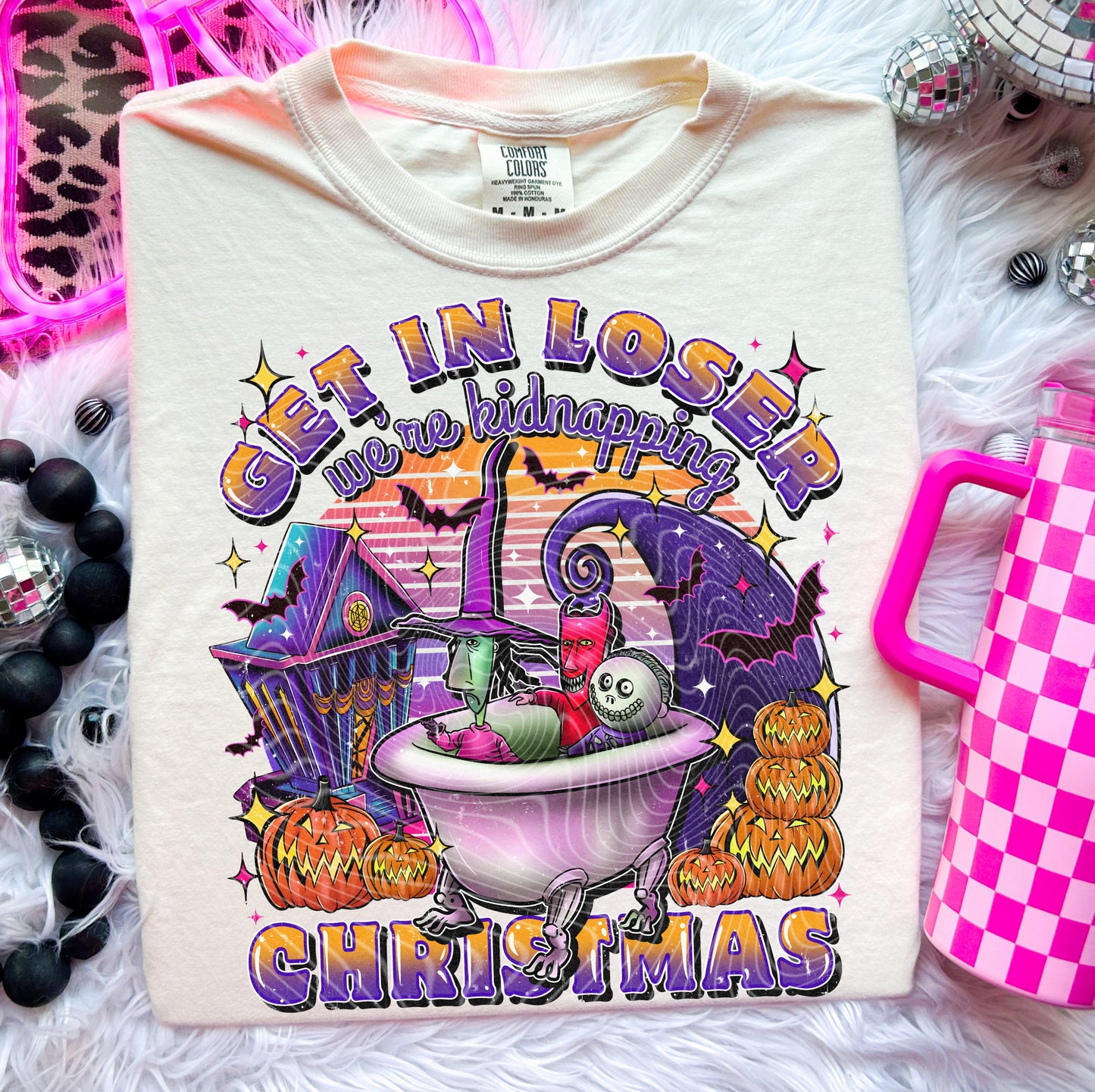 Get in Losers We’re kidnapping Christmas DTF Transfer Film