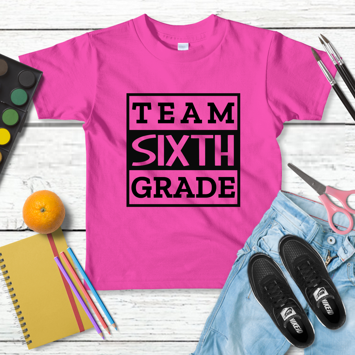 Team Sixth Grade Youth Cotton T-shirt