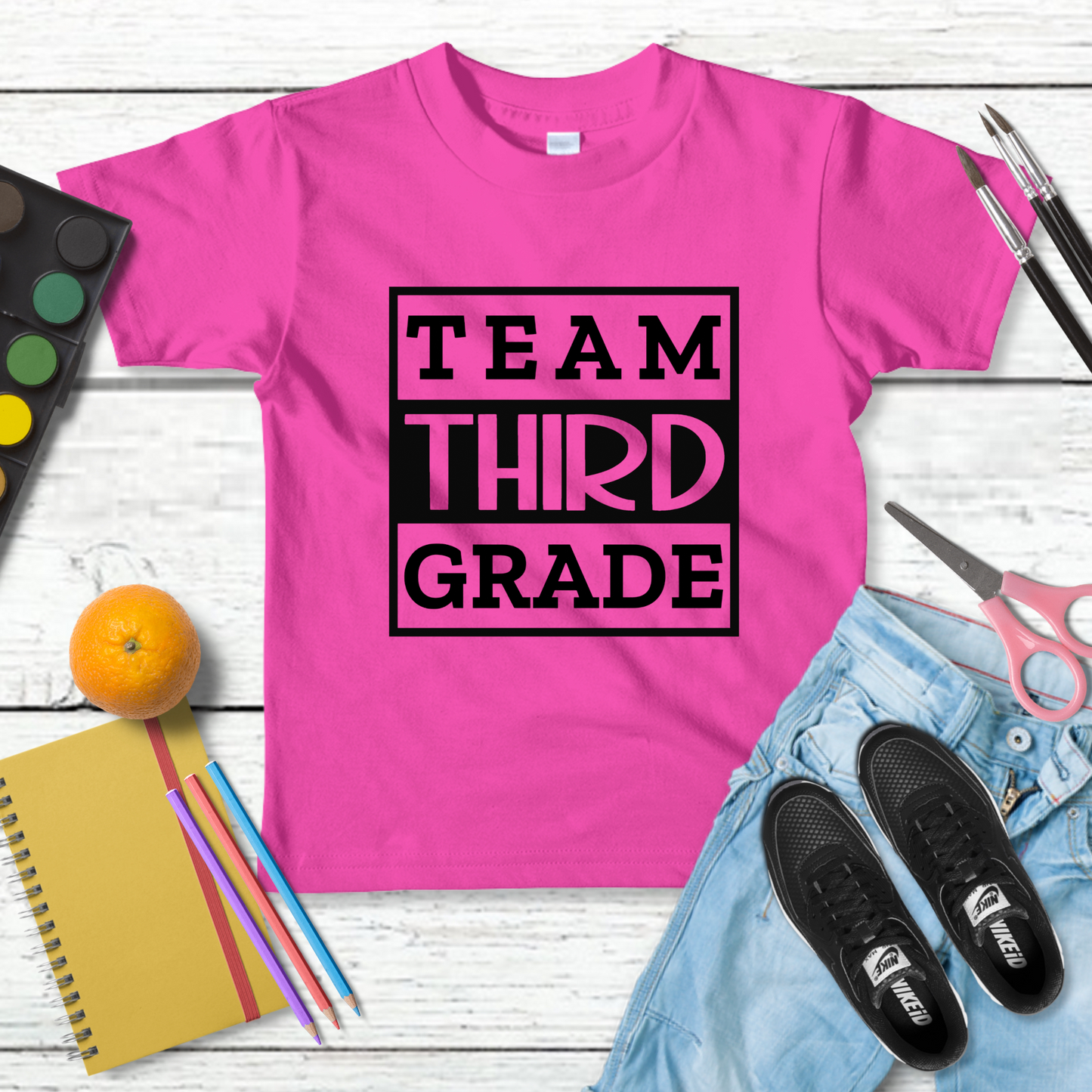 Team Third Grade Youth Cotton T-shirt
