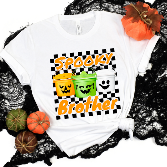 Halloween Buckets Spooky Brother DTF Transfer Film 9070