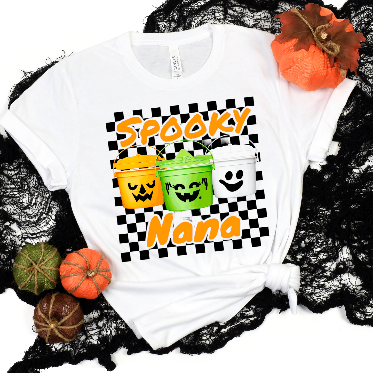 Halloween Buckets Spooky Nana DTF Transfer Film 9064