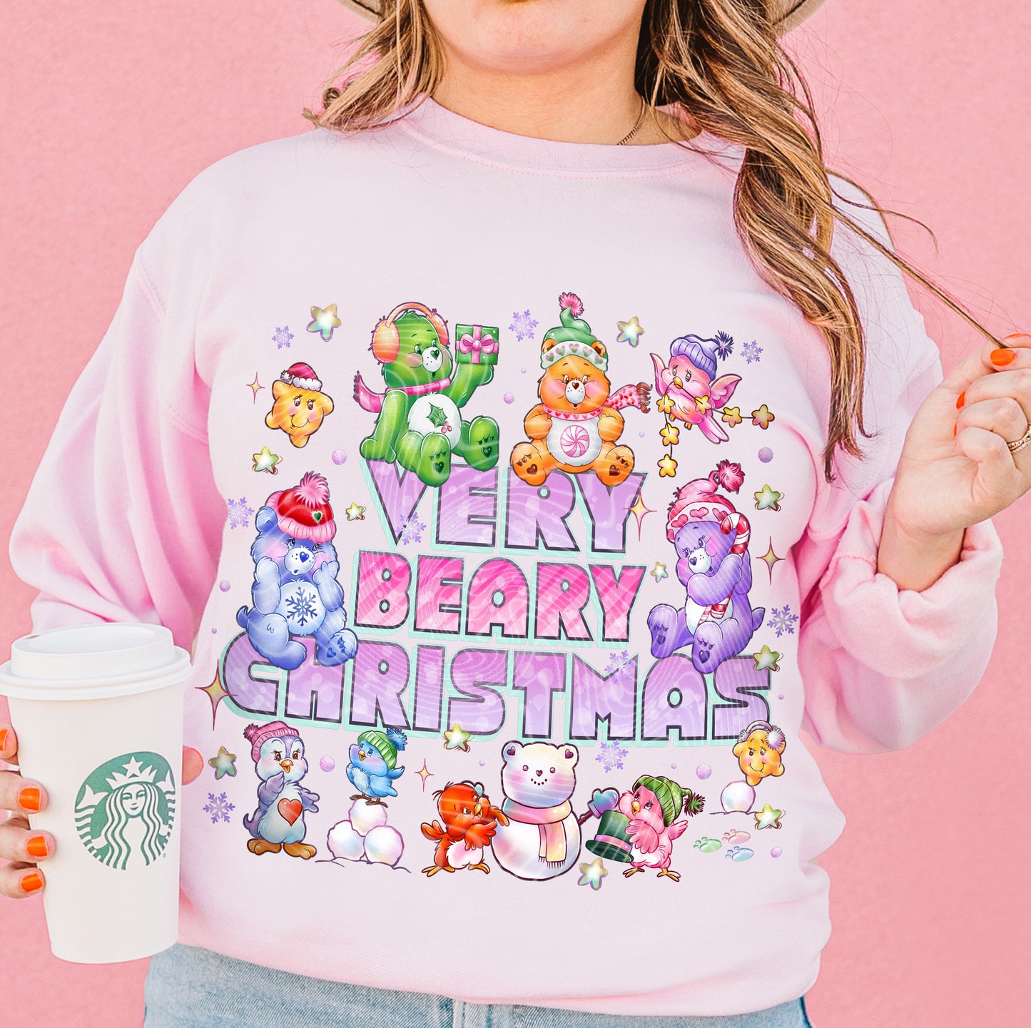 Matching DTF Series - Set Series - Very Merry Christmas Bear G114