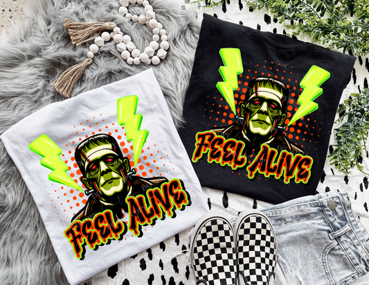 Feel Alive Green DTF Transfer Film